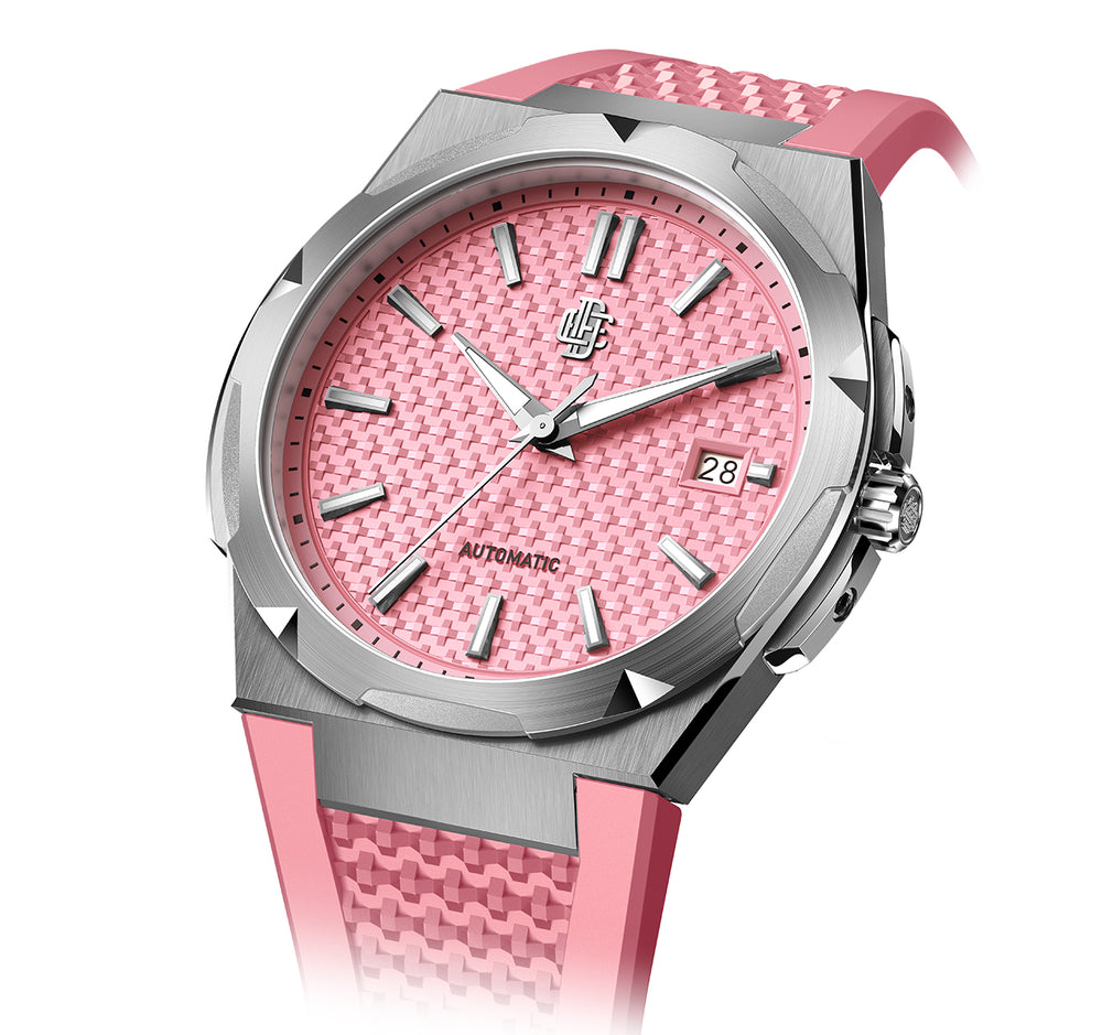 DAVIS ELVIN   MILAN DM01  Pink Strap Watch