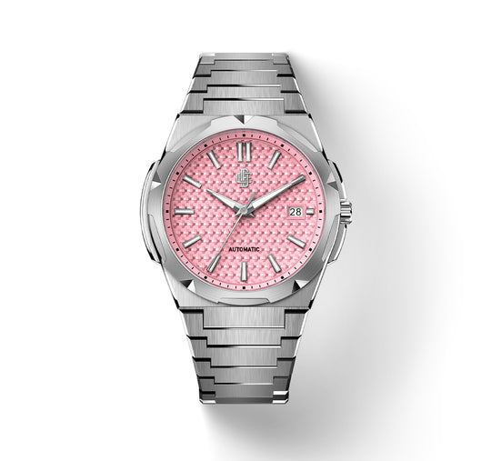 DAVIS ELVIN   MILAN DM01  Pink Watch Dial