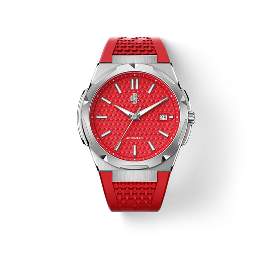 DAVIS ELVIN   MILAN DM01  Red  Strap Watch