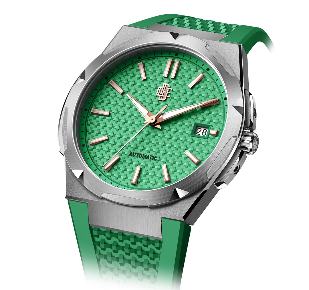 DAVIS ELVIN   MILAN DM01  Green Strap Watch