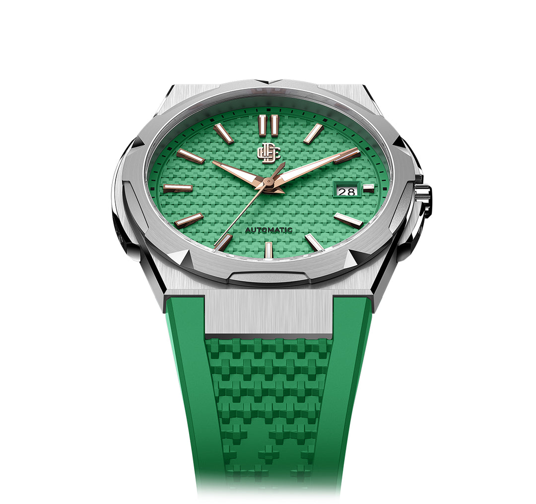 DAVIS ELVIN   MILAN DM01  Green Strap Watch