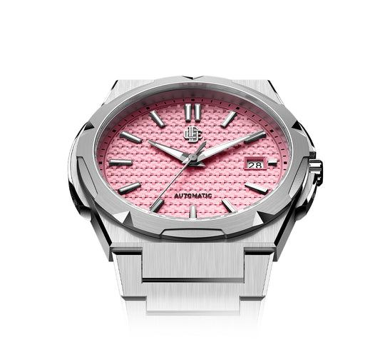 DAVIS ELVIN   MILAN DM01  Pink Watch Dial