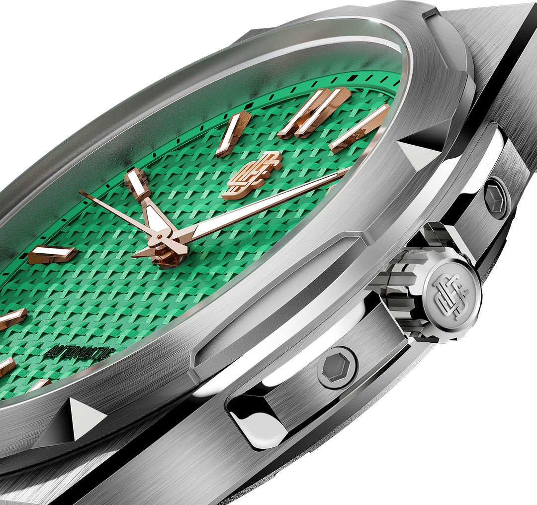 DAVIS ELVIN   MILAN DM01  Green Watch Dial